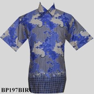 BP197 Biru, Kemeja batik pria 91