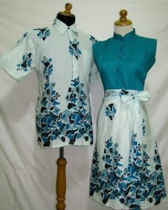 D839 Tosca, Sarimbit batik model dress kancing depan, belakang karet, tali pinggan nempel Rp 175.000,-