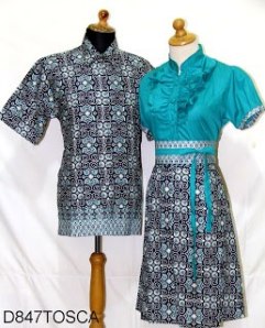 D847 Tosca, Sarimbit Batik Model Dress Kancing Depan, Belakang Karet Rp 182.000,-