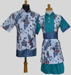D912 Tosca, Sarimbit Batik Model Dress Kancing Depan, Obi Bisa Dilepas Rp 182.000,-