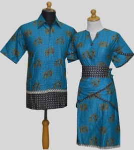 D914 Tosca, Sarimbit Batik Model Dress Kancing Depan, Obi Bisa Dilepas Rp 182.000,-
