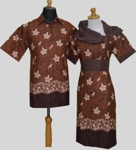 D915 Coklat, Sarimbit Batik Model Dress Krah Asimetris, Obi Bisa Dilepas Rp 182.000,-