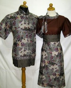 D797 Coklat, Sarimbit Batik Model Dress Tali Pita di Leher, Tali Pinggang Nempel, Belakang Karet Rp 182.000,-